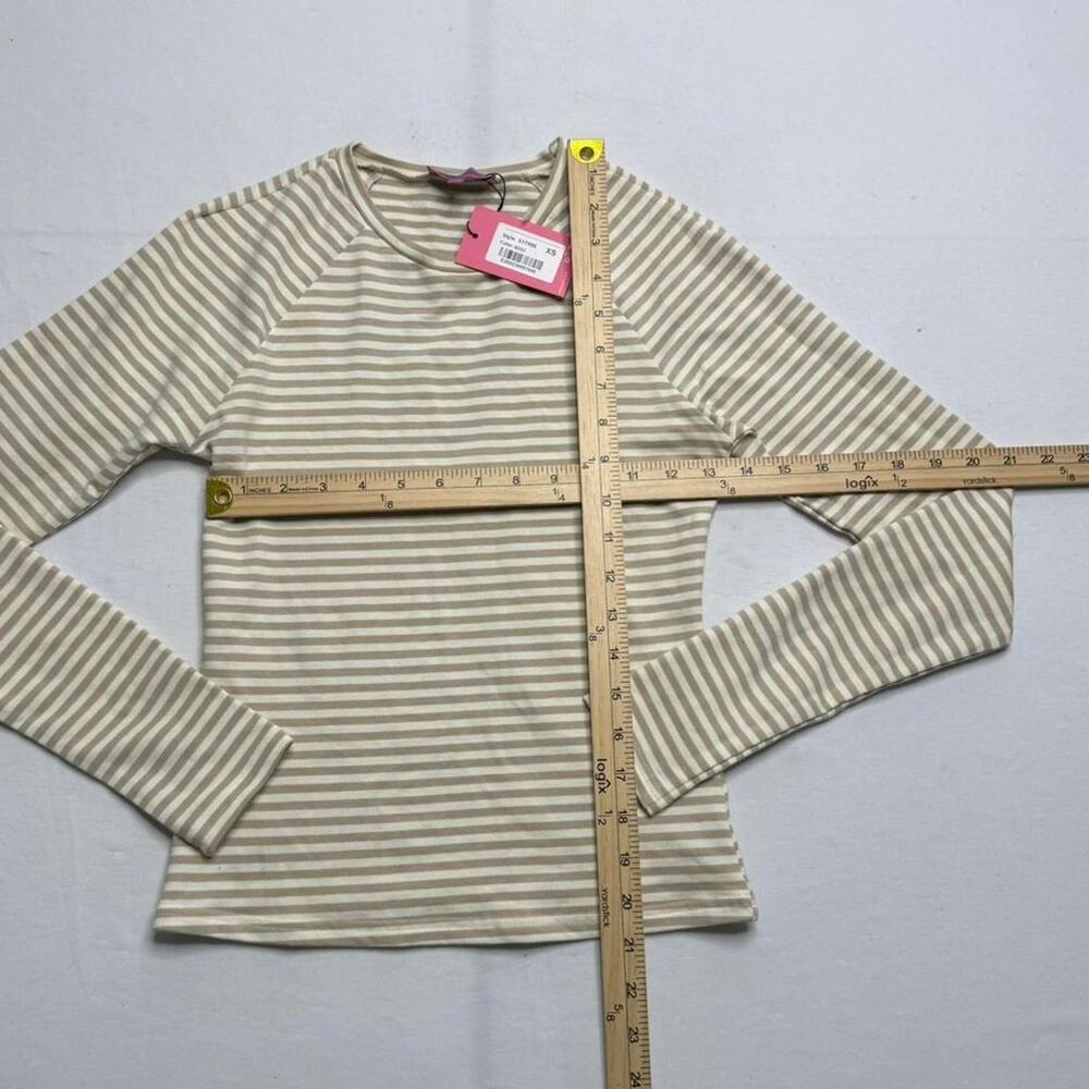 Edikted Striped Long Sleeve Top New With Tag Size XS - Picture 7 of 7